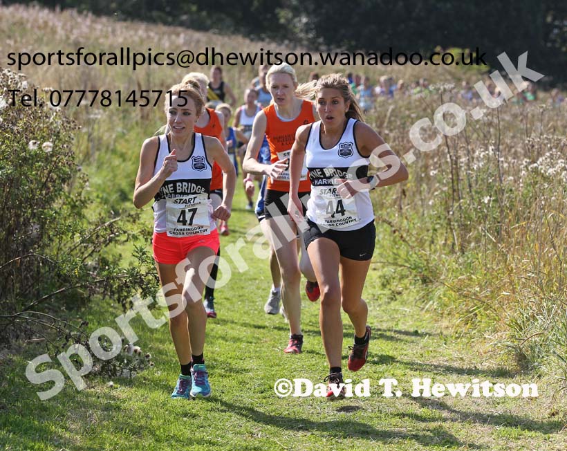 Senior womens Sunderland Harreirs Cross Country. Photo: David T. Hewitson/Sports for All Pics
